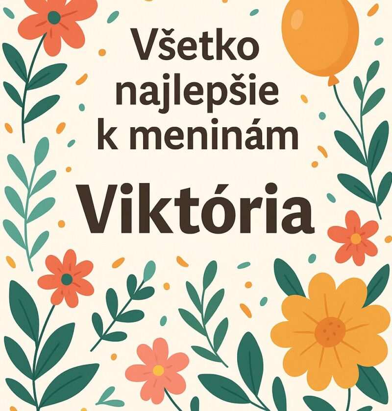Meninové prianie pre Viktóriu