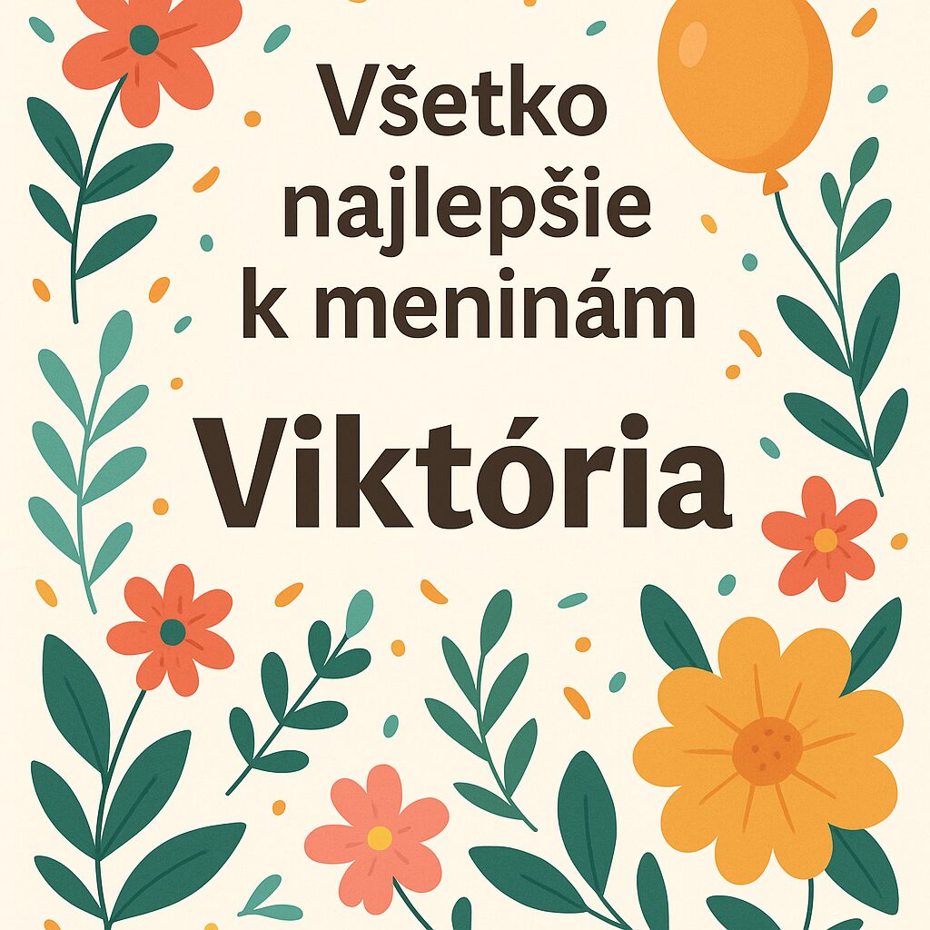 Meninové prianie pre Viktóriu