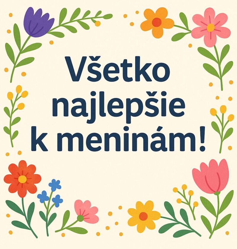 Prianie na meniny