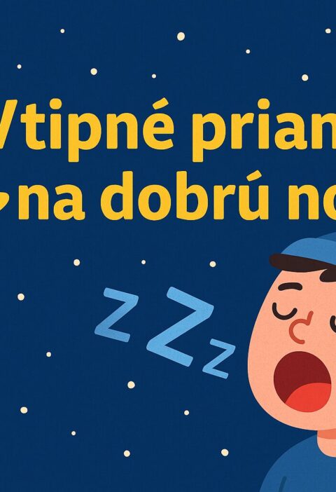 Vtipné priania na dobrú noc