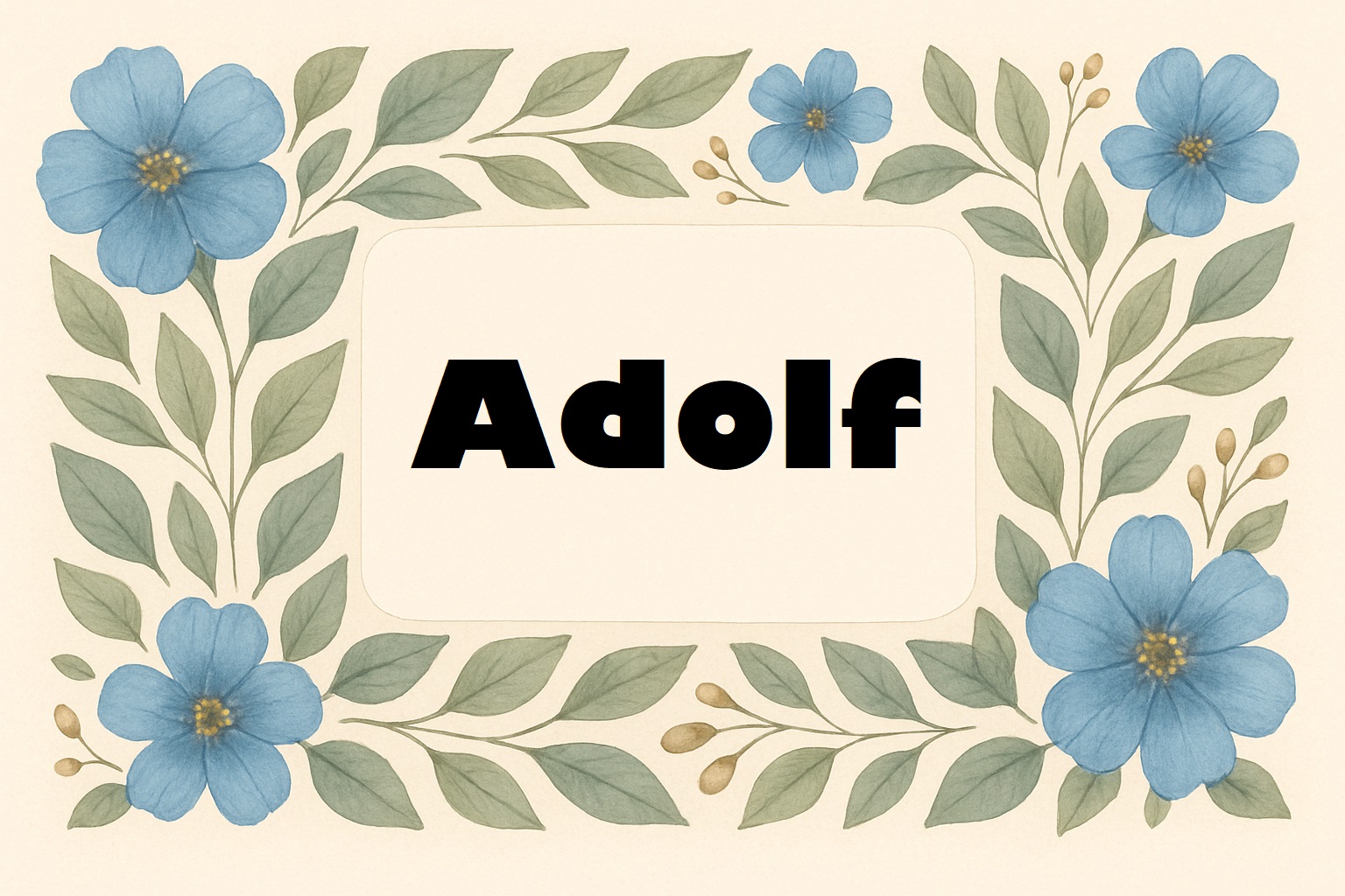 🎉 Gratulácia k meninám: Adolf (17. jún) 🎈