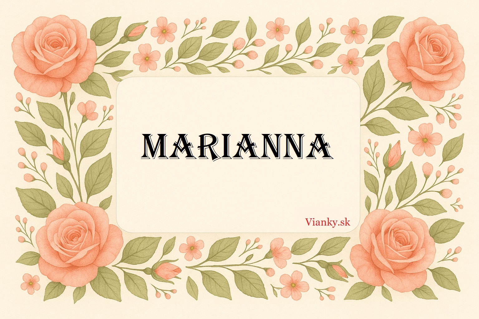 🌸 Gratulácia k meninám: Marianna (7. september) 🌸