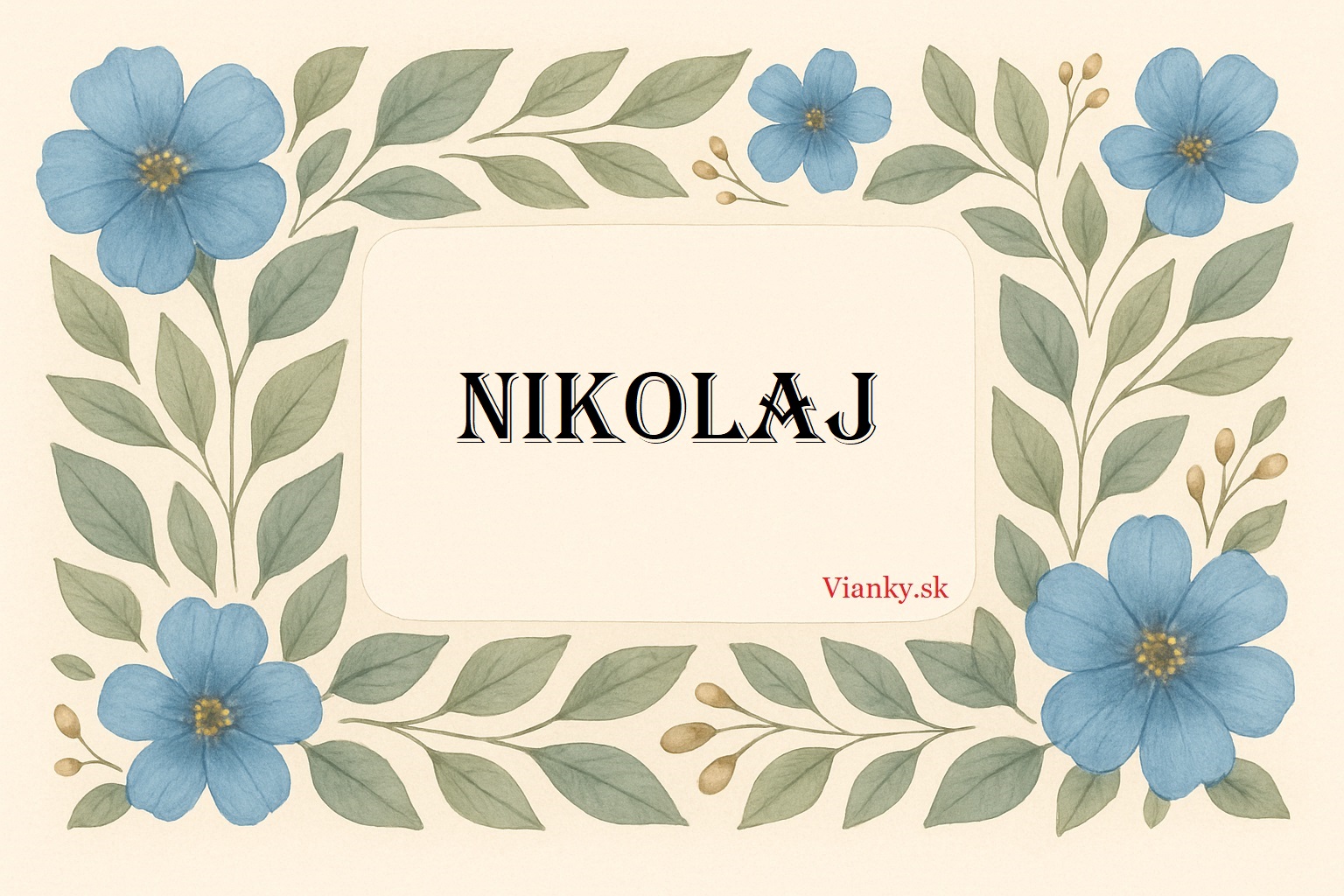 🎉 Gratulácia k meninám: Nikola (29. august) 🌸