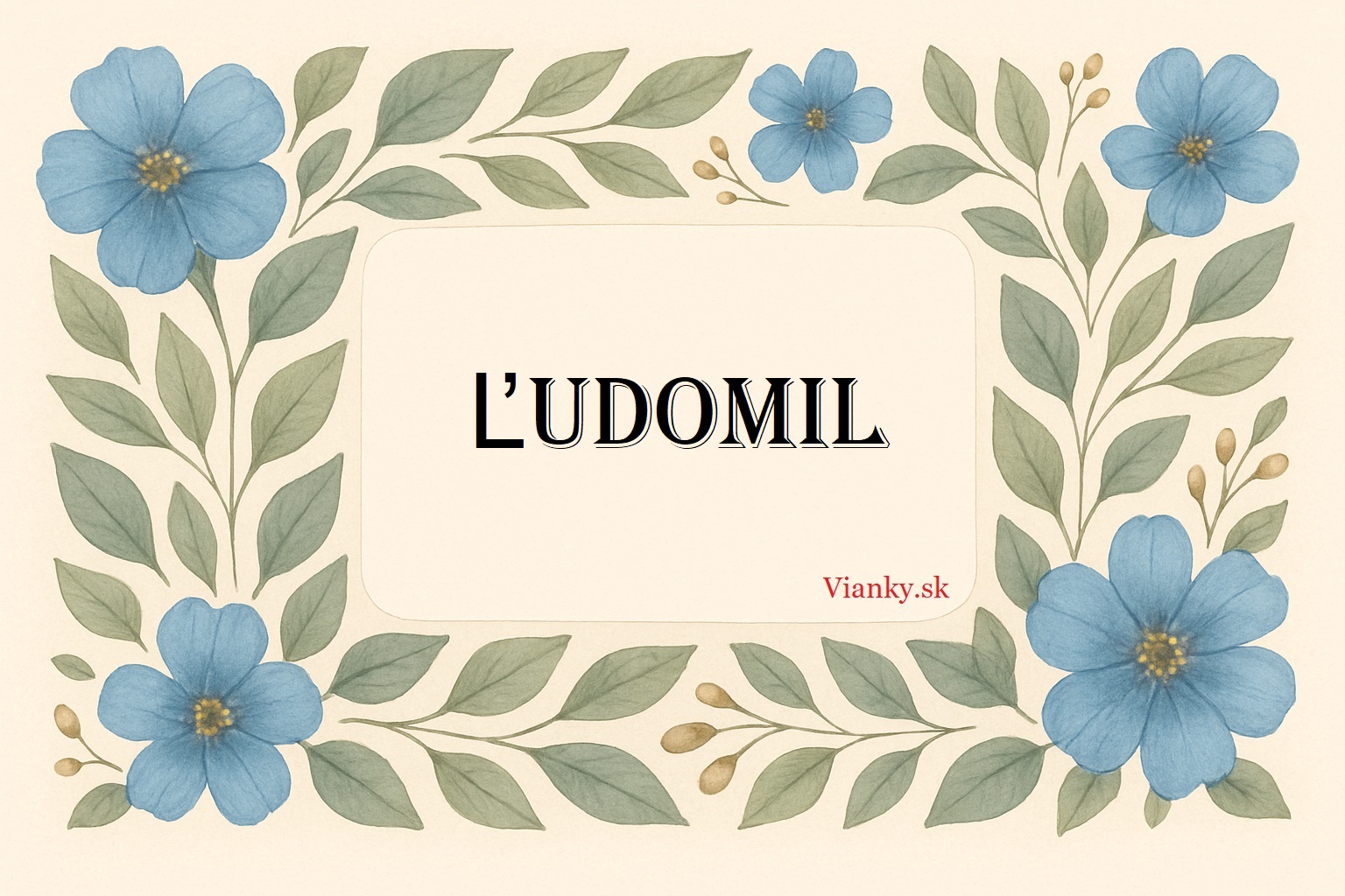 🌟 Gratulácia k meninám: Ľudomil (14. september) 🌟