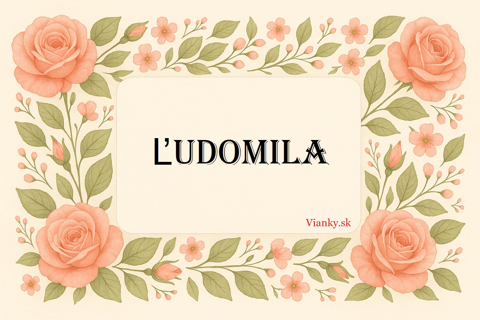 🌸 Gratulácia k meninám: Ľudomila (14. september) 🌸
