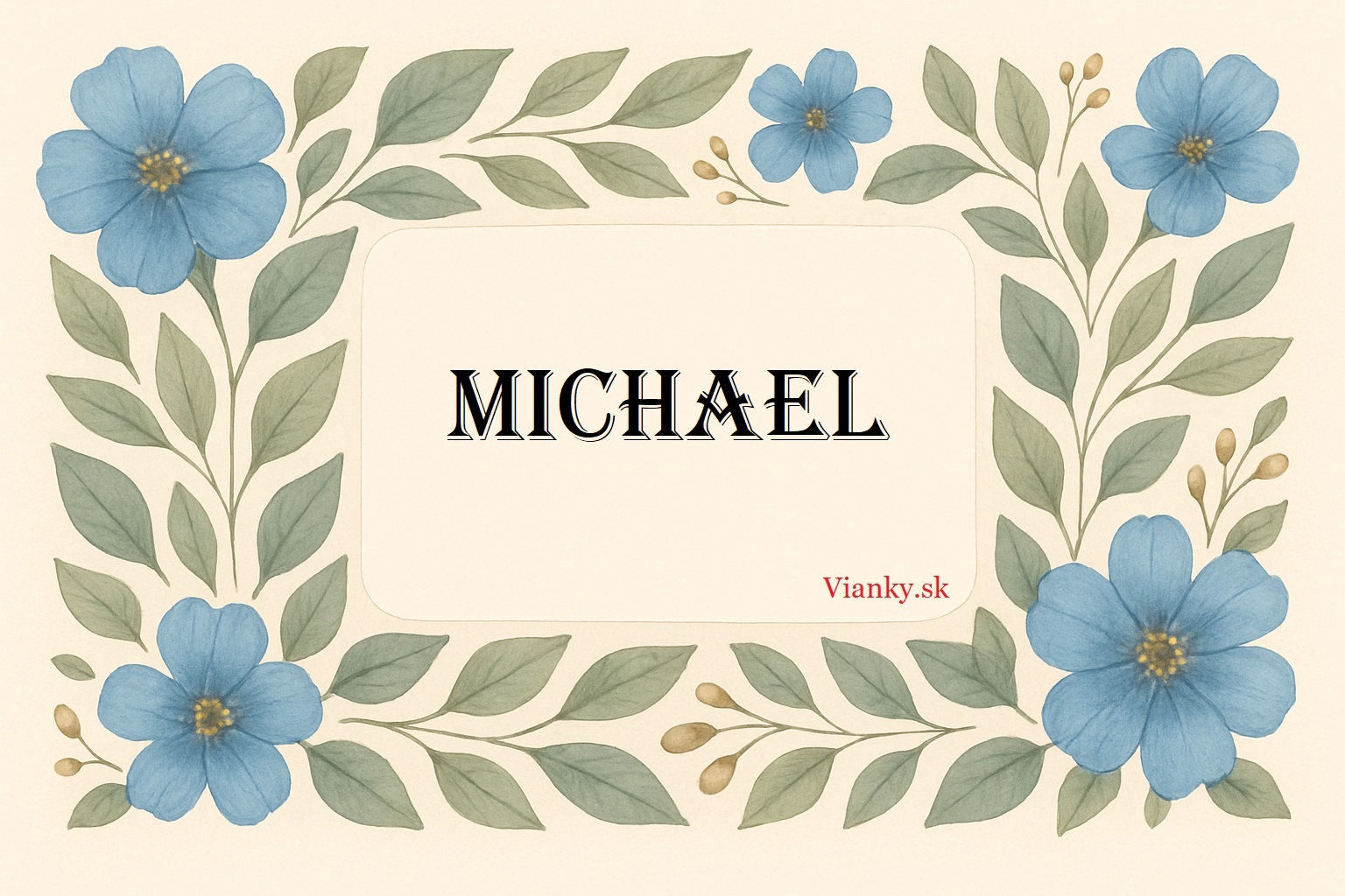 🌟 Gratulácie k meninám: Michael (29. september) 🌟