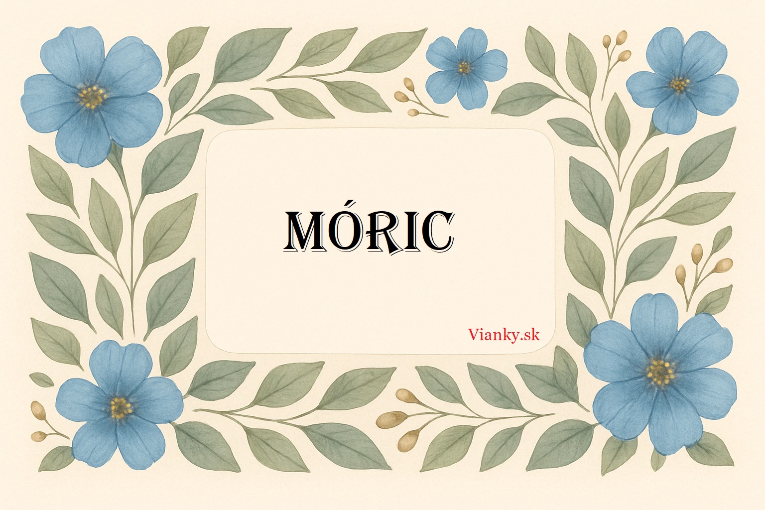 🌿 Gratulácia k meninám: Móric (22. september) 🌿