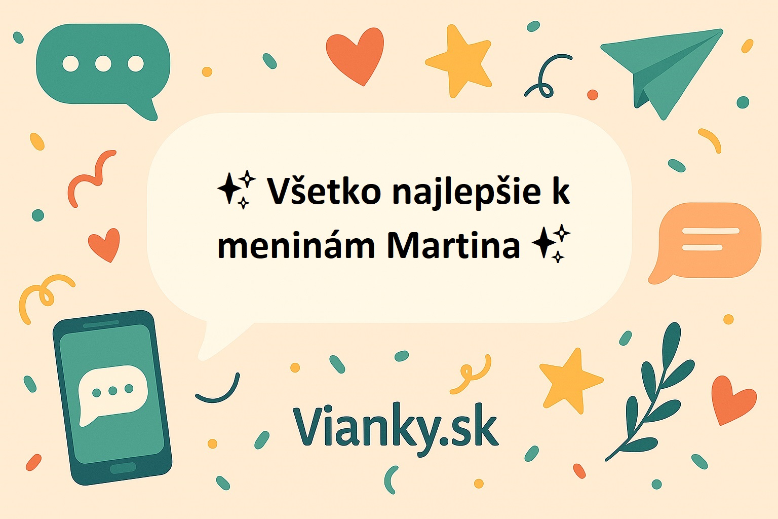 ✨ Všetko najlepšie k meninám Martina ✨