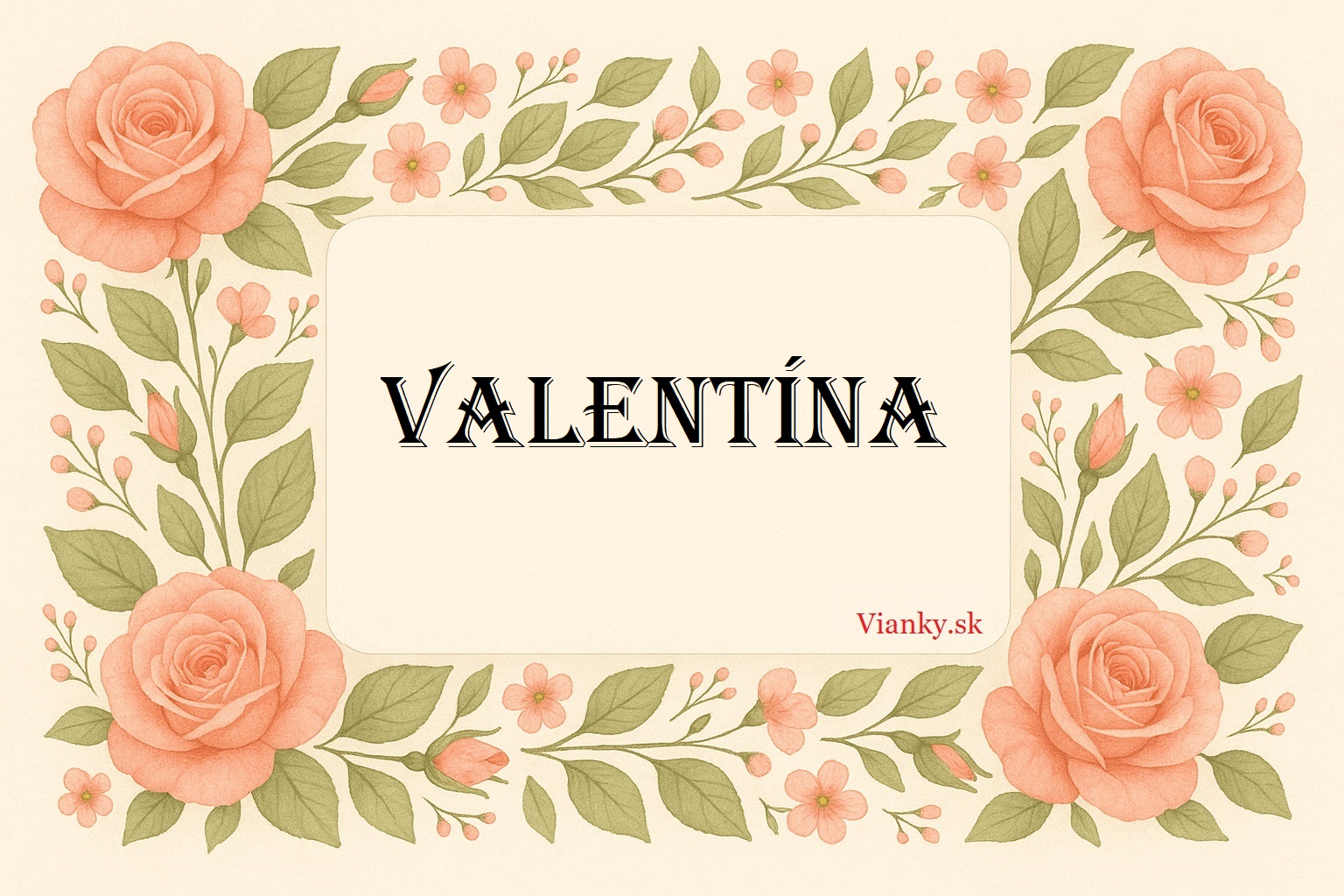 🌸💖 Gratulácia k meninám: Valentína (11. október) 💖🌸