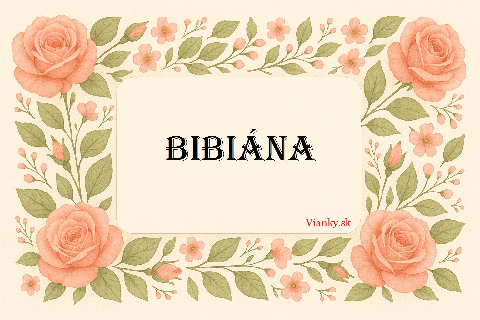 🌺 Gratulácia k meninám: Bibiána (2. december) 🌺