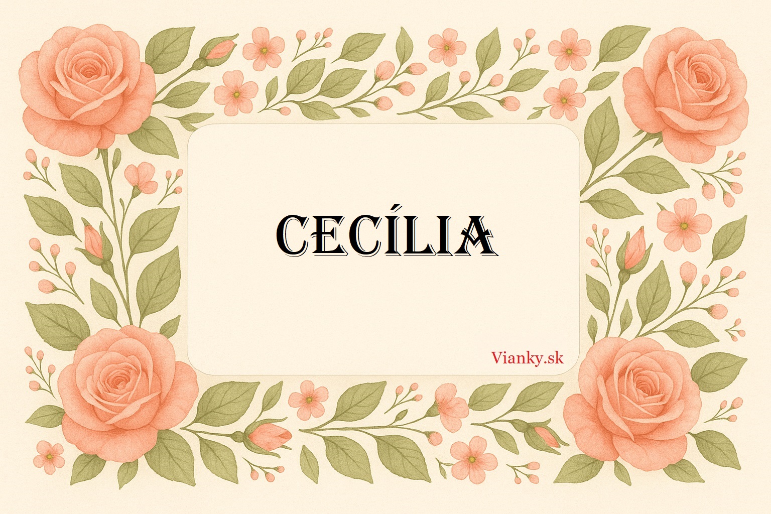 🎼 Gratulácia k meninám: Cecília (22. november) 🎼
