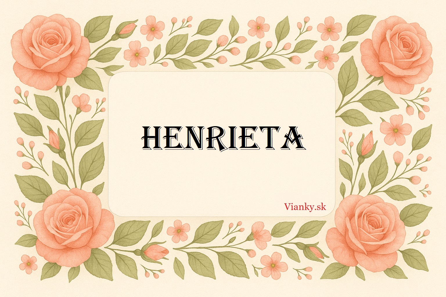 🌷 Gratulácia k meninám: Henrieta (28. november) 🌷