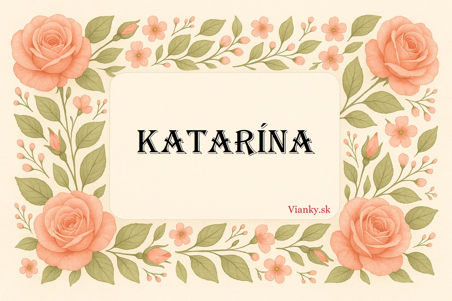 🌹 Gratulácia k meninám: Katarína (25. november) 🌹