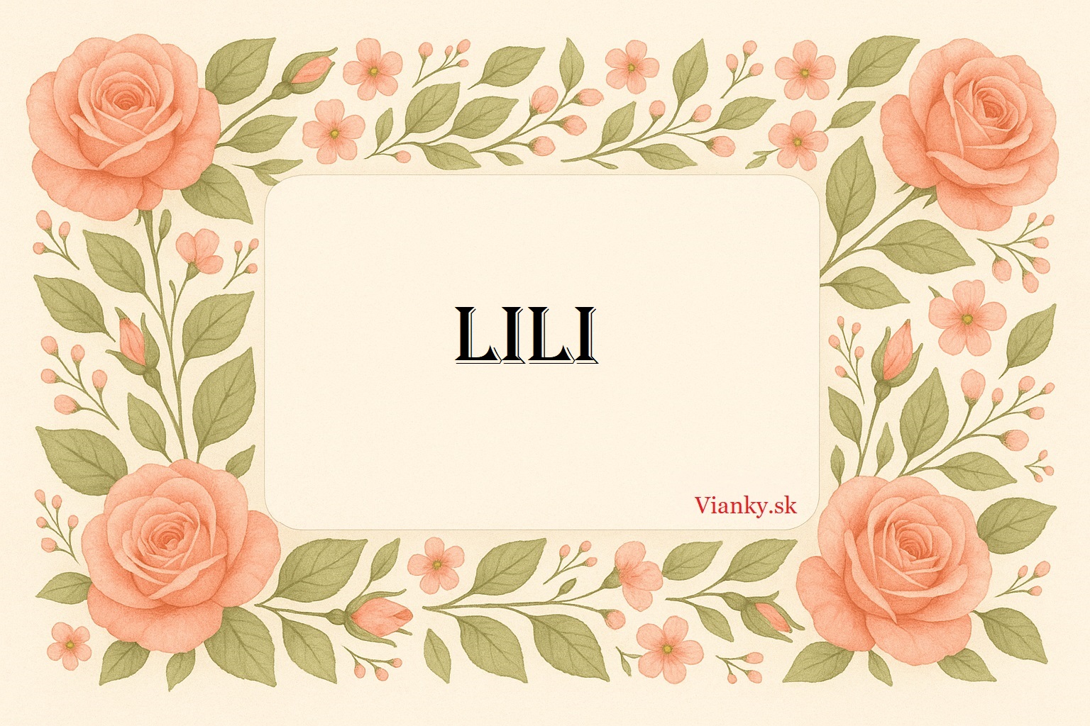 🌼 Gratulácia k meninám: Lili (19. november) 🌼