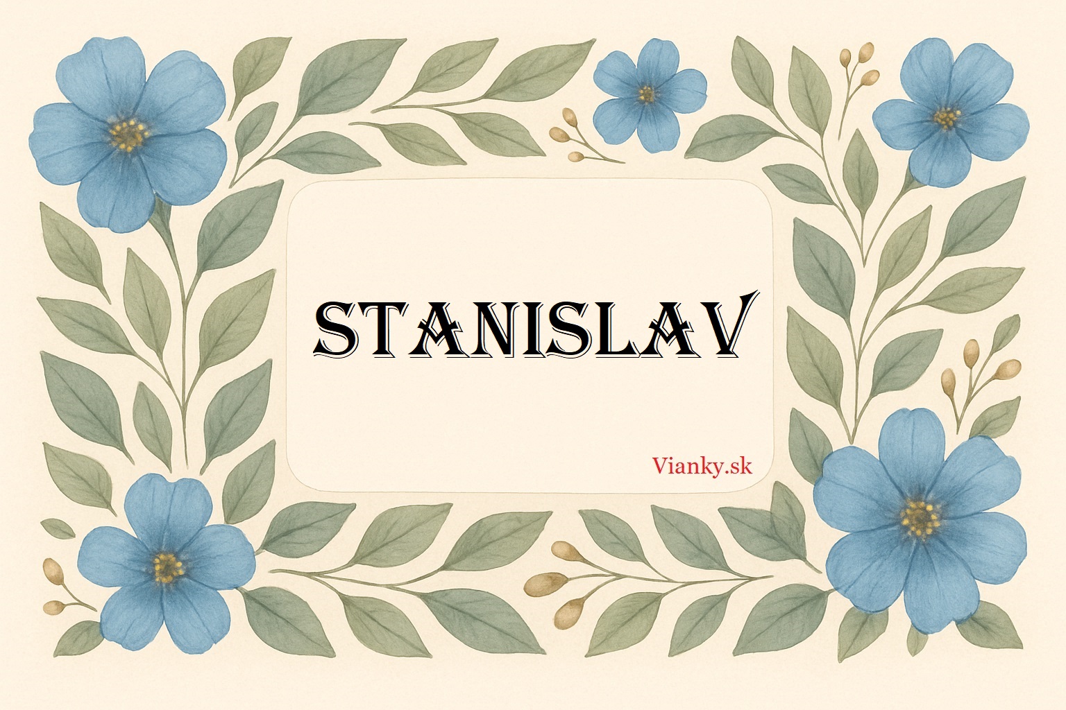 🛡️ Gratulácia k meninám: Stanislav (13. november) 🛡️