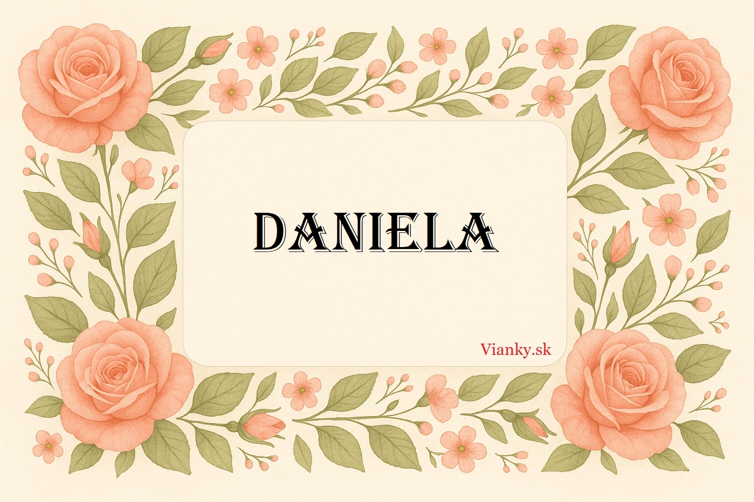 ✨🌸 Gratulácia k meninám: Daniela (3. január) 🌸✨