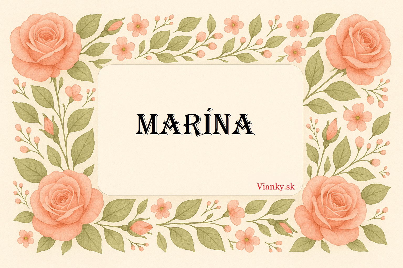 🔥 Gratulácia k meninám: Marína (8. december) 🔥