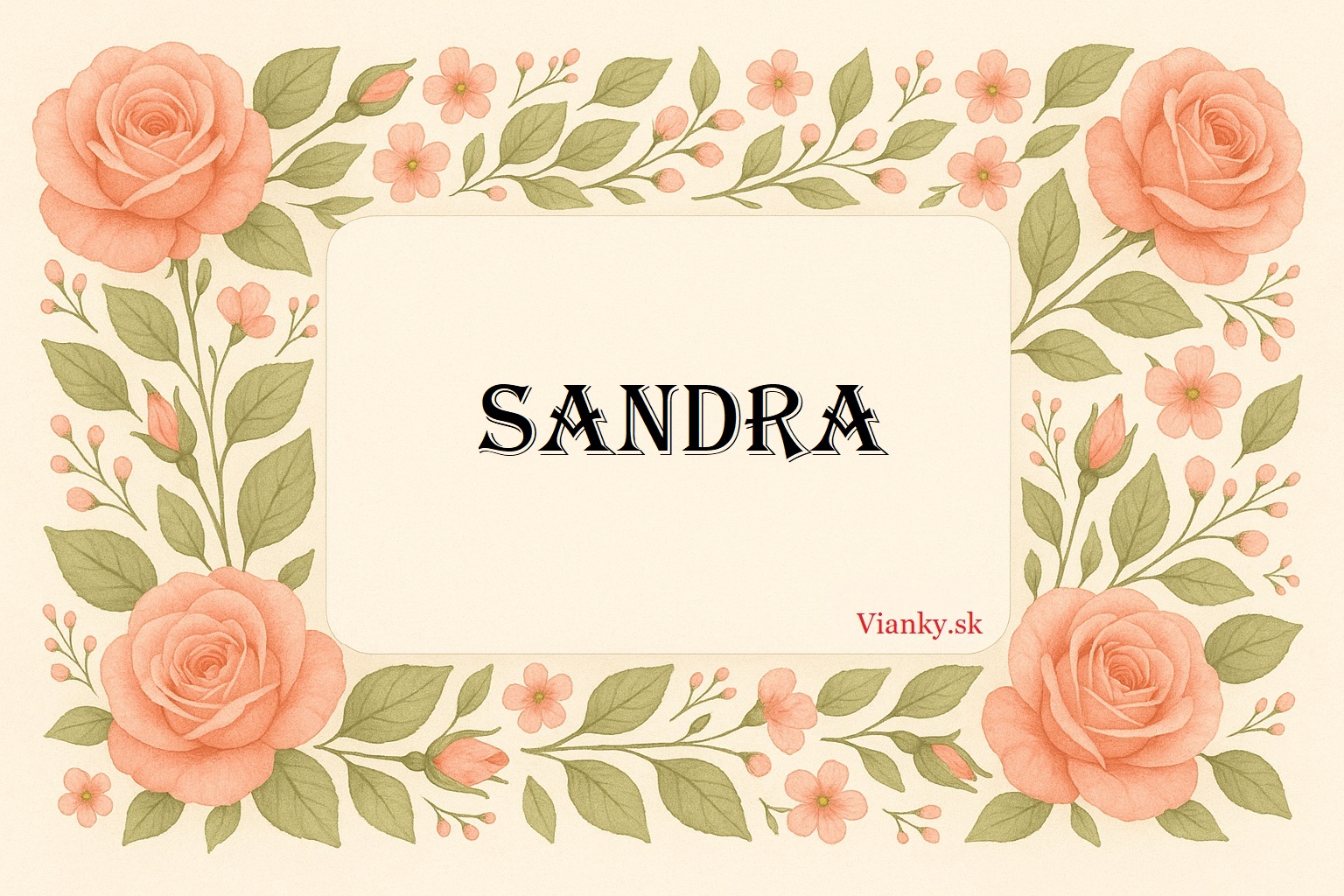 ✨🌸 Gratulácia k meninám: Sandra (2. január) 🌸✨