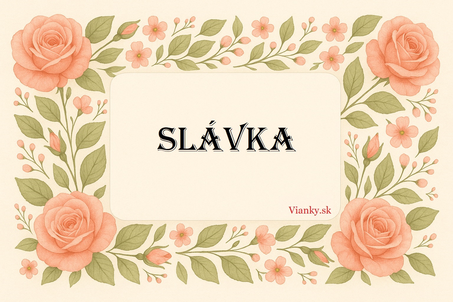 🌸✨ Gratulácia k meninám: Slávka (18. december) ✨🌸