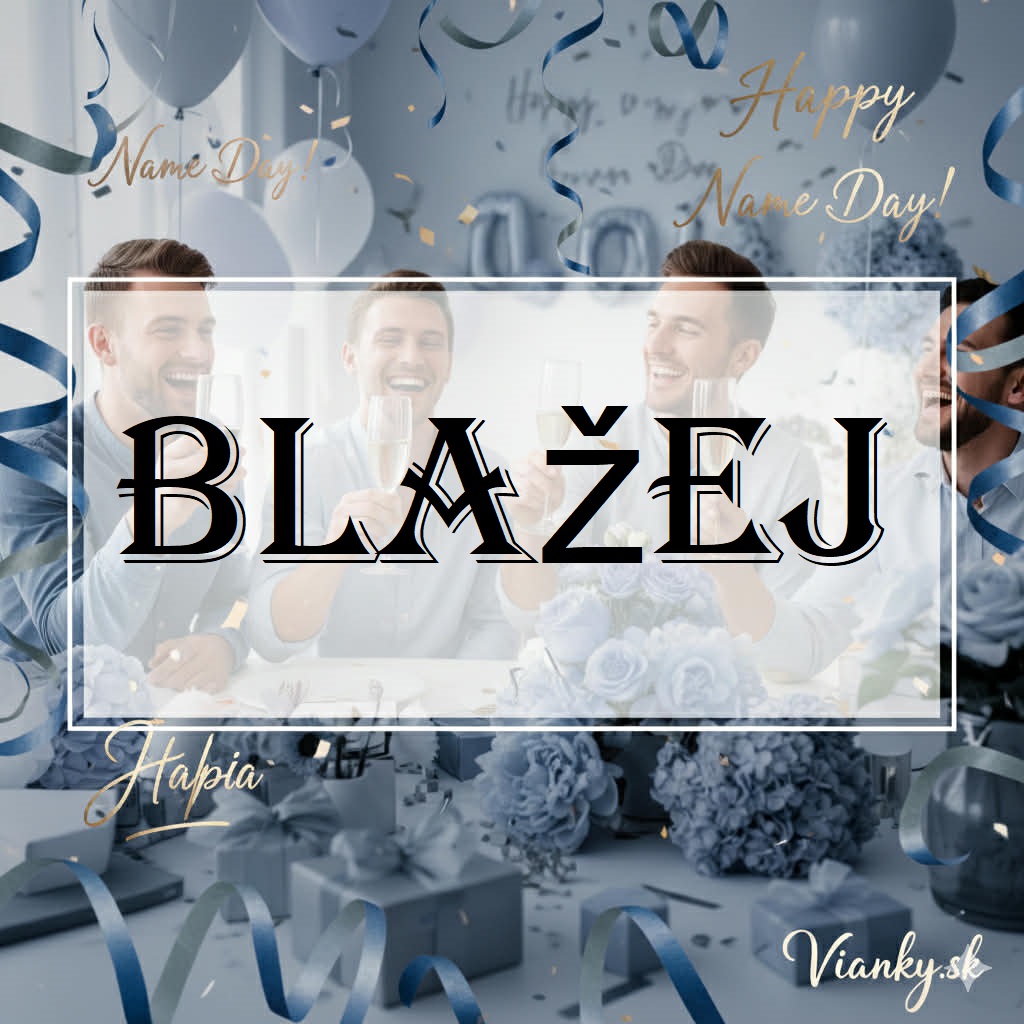 🔥✨ Gratulácia k meninám: Blažej (3. február) ✨🔥