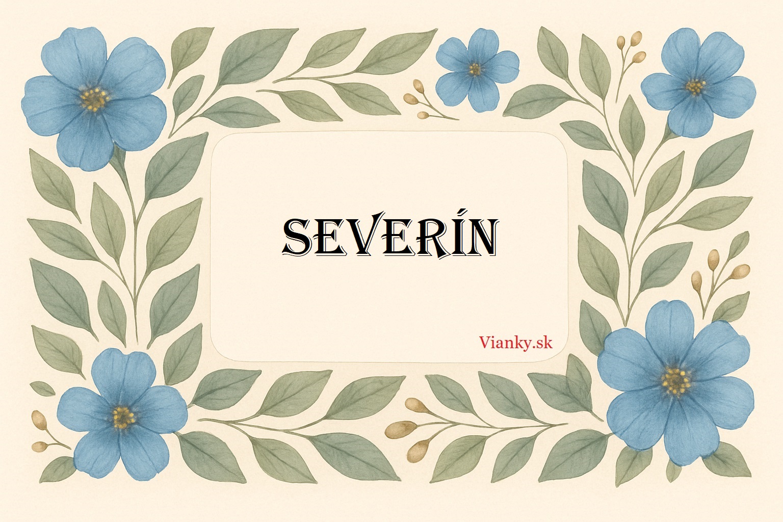 ✨🌿 Gratulácia k meninám: Severín (8. január) 🌿✨