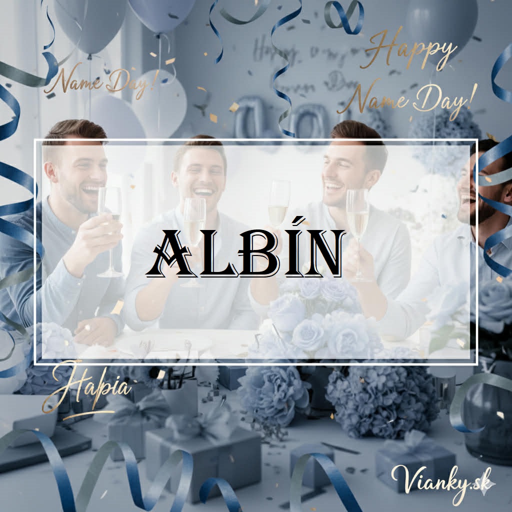 👉 ✨ Gratulácia k meninám: Albín (1.3.) ✨