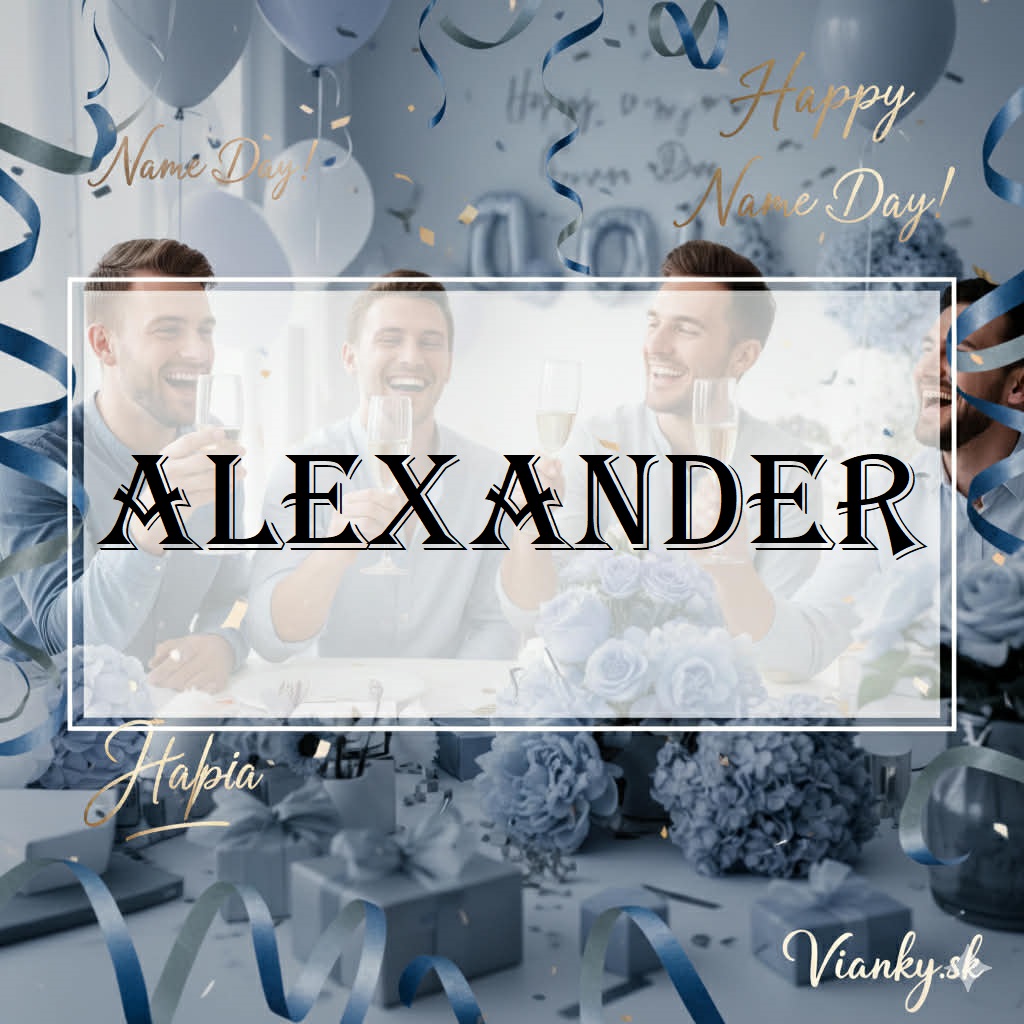👉 ✨👑 Gratulácia k meninám: Alexander (27.2.) 👑✨