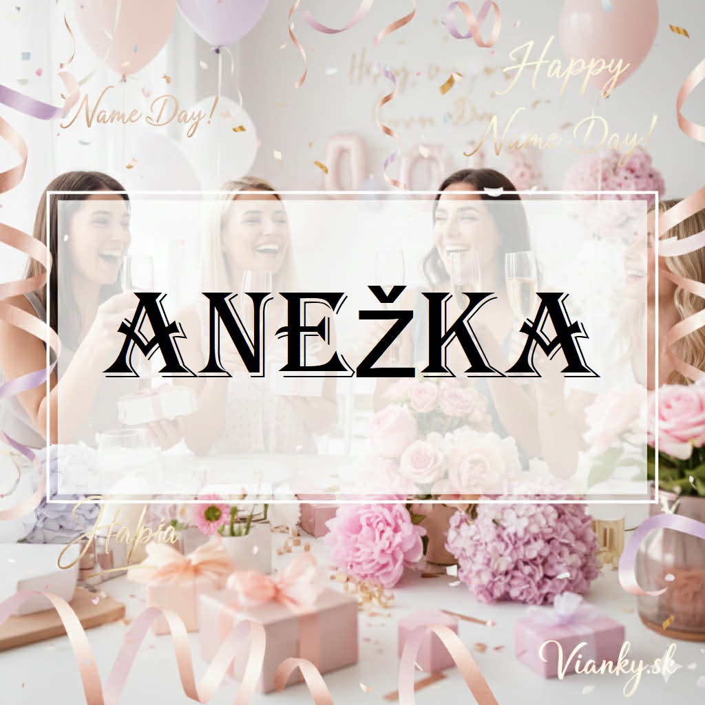 👉 ✨ Gratulácia k meninám: Anežka (2.3.) ✨