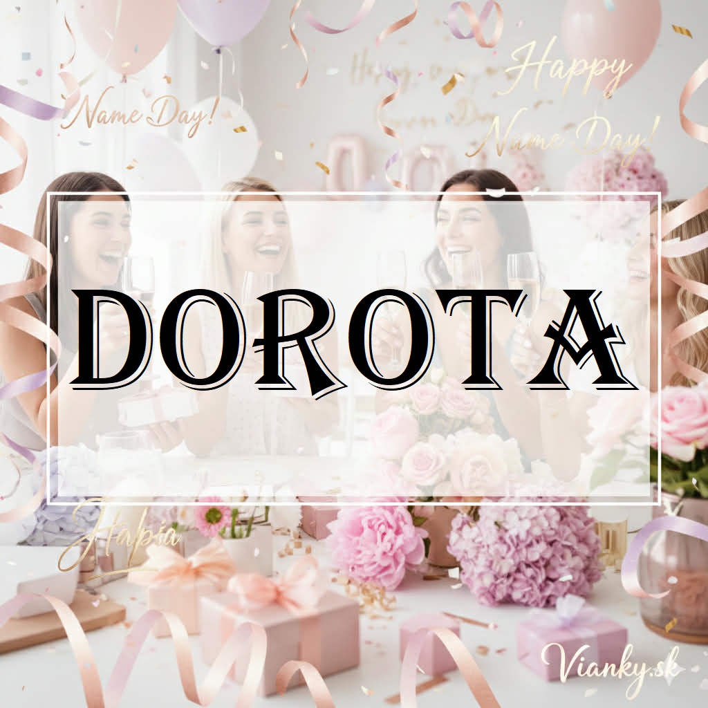 👉 ✨ Gratulácia k meninám: Dorota (6.2.) ✨