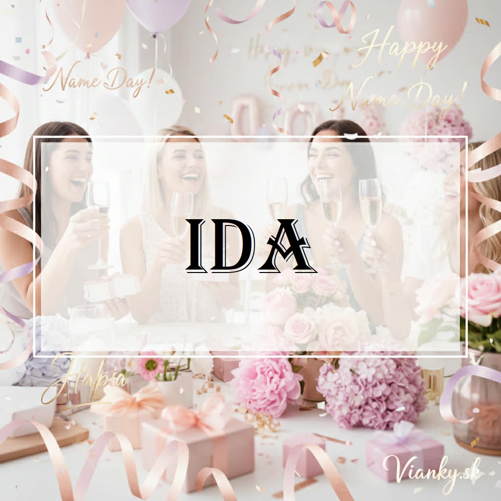 👉 ✨🌸 Gratulácia k meninám: Ida (16.2.) 🌸✨