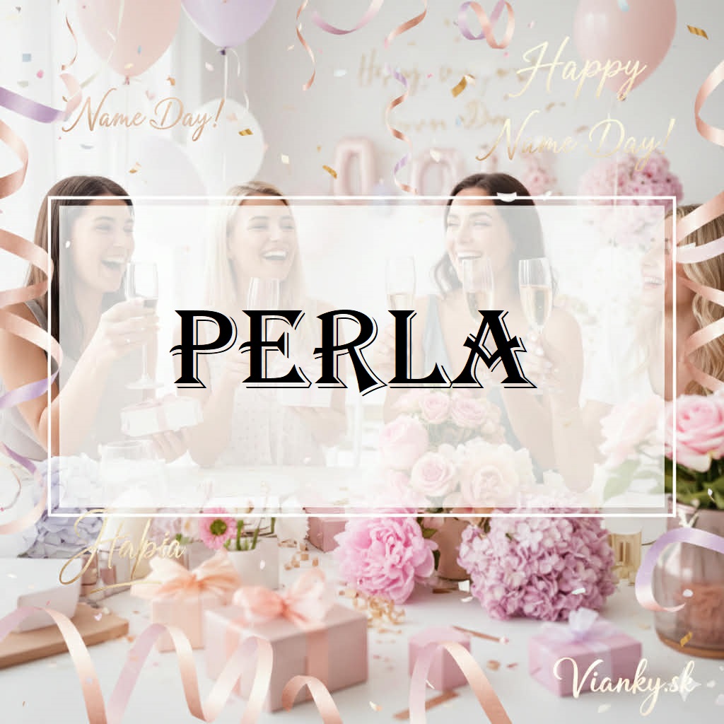 👉 ✨ Gratulácia k meninám: Perla (12.2.) ✨
