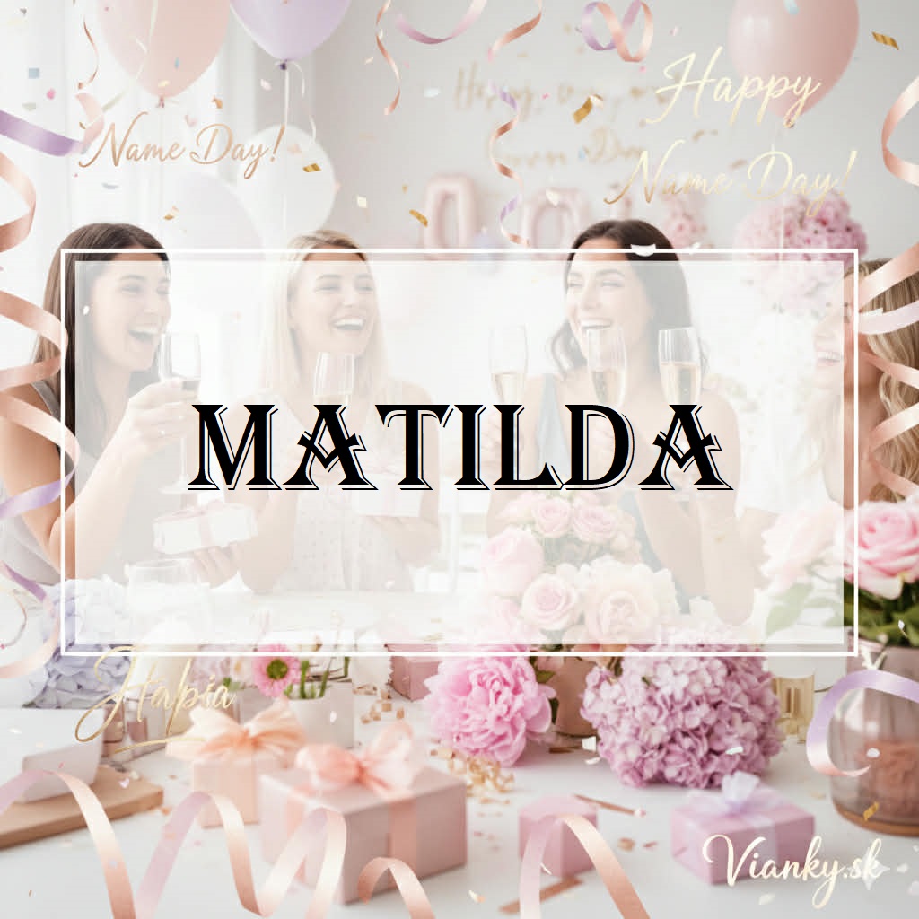 👉 ✨ Gratulácia k meninám: Matilda (14. marec) ✨